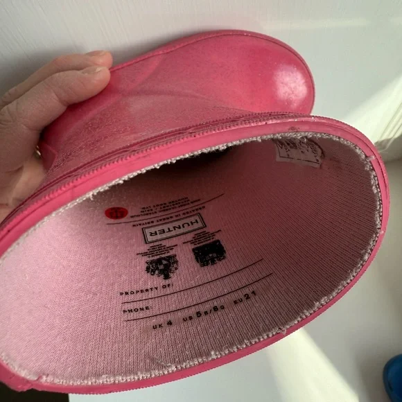 Hunter Vibrant Pink Toddler size 5 - Picture 3 of 3